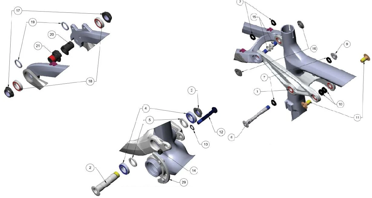 Trek Remedy Carbon 2012, 272452 (Nr.4), Industrie Lager, 6903- 5 Trek Remedy Carbon 2012, 272452 (Nr.4), Industrie Lager, 6903- – Bild 3