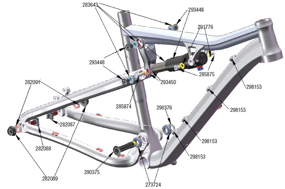 Trek Roscue 2009, 290375 (Nr.7), Main Pivot Thru Axle M16x1.5 5 Trek Roscue 2009, 290375 (Nr.7), Main Pivot Thru Axle M16x1.5 – Bild 3