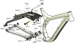 Trek Session 2009-2010, 284030 (Nr.17), Mutter, M10x1.5, 7.5mm -Rad Teile Verkaufe 56409 0