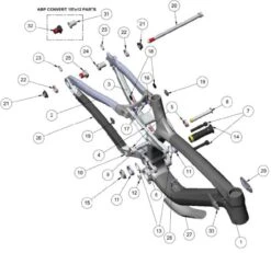 Trek Session Carbon 2012, 301803 (Nr.21), Mutter -Rad Teile Verkaufe 56515 1