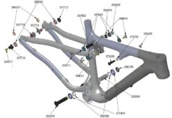 Trek Superfly 2010-2011, 286347, Mutter, M8x1.25, -Rad Teile Verkaufe 56585 0