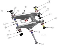 Trek Lush Carbon 2012, 292474 (Nr.17), Dichtungsring, I.D. 10.0m -Rad Teile Verkaufe 56763 0