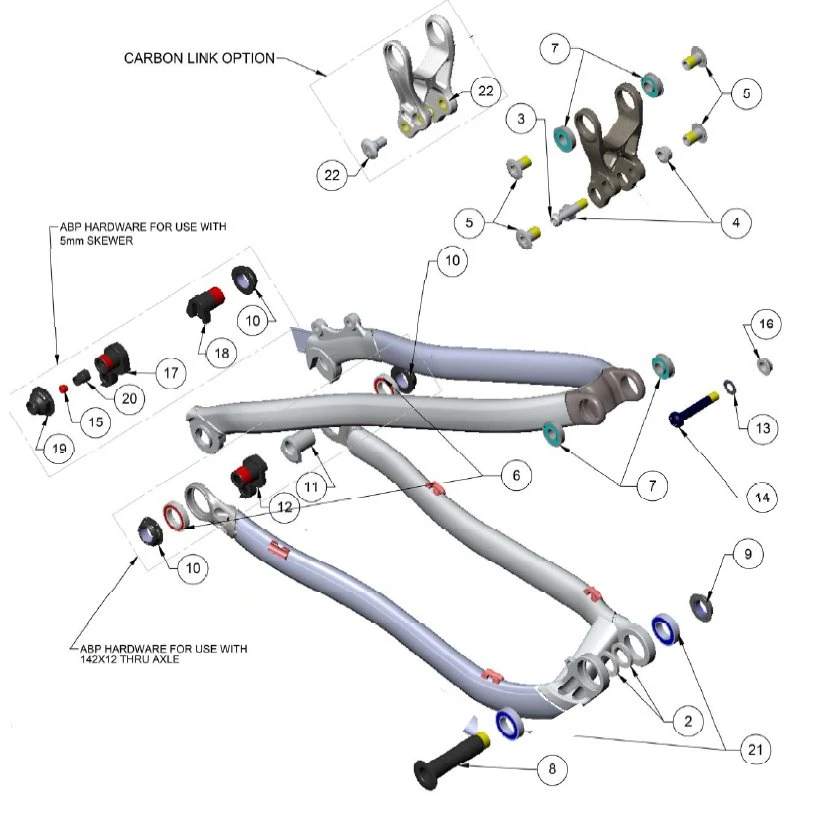 Trek Superfly 100 Aluminium 2013, 298683 (Nr.22), Schraube/Bolze 4 Trek Superfly 100 Aluminium 2013, 298683 (Nr.22), Schraube/Bolze – Bild 2