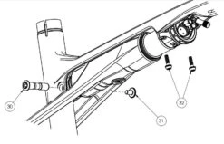Trek Supercaliber 2020/2021, Nr.32, 584485, Forward Strut Hardware, 2x -Rad Teile Verkaufe Bild12tUMwB2GZ3muD