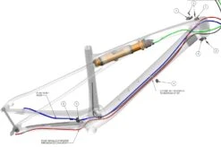 Trek Supercaliber 2020/2021, Nr.2, 532763, Zugführungsbefestigung Flachkopf -Rad Teile Verkaufe Bild15pazb95WW798U