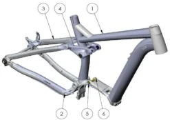 Trek Powerfly FS 2015/2016, Nr.4, 530787, Ersatz-Umlenkhebel -Rad Teile Verkaufe Bild1762VrOigDdB7x