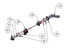 Trek Lush 29 2013-14, Nr.25, 301803, Nut, ABP Convert Pivot, M17x1.0, 23mm Flats -Rad Teile Verkaufe Bild1Yw9qfg8HNgaDb 2