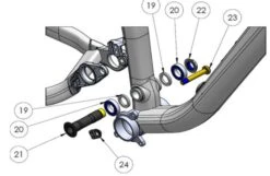 Trek Remedy 29 Alu 2015/2016, Nr.22, 290376, Main Pivot Axle Nut M16 X 6mm -Rad Teile Verkaufe Bild2uEI2unNJPkFY9