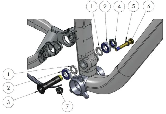 Trek Remedy 27,5 2014, Nr.4, 290376, Mutter, M16x1.5, 7mm 5 Trek Remedy 27,5 2014, Nr.4, 290376, Mutter, M16x1.5, 7mm – Bild 3