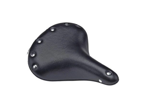 Electra Classic Faux Leather Bike Saddle Black 3 Electra Classic Faux Leather Bike Saddle Black