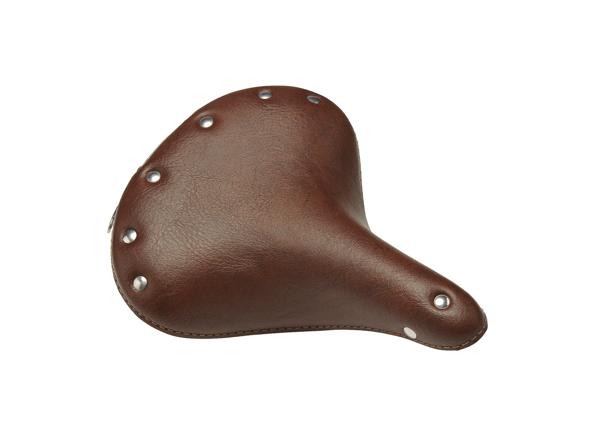 Electra Classic Faux Leather Bike Saddle Brown 4 Electra Classic Faux Leather Bike Saddle Brown – Bild 2