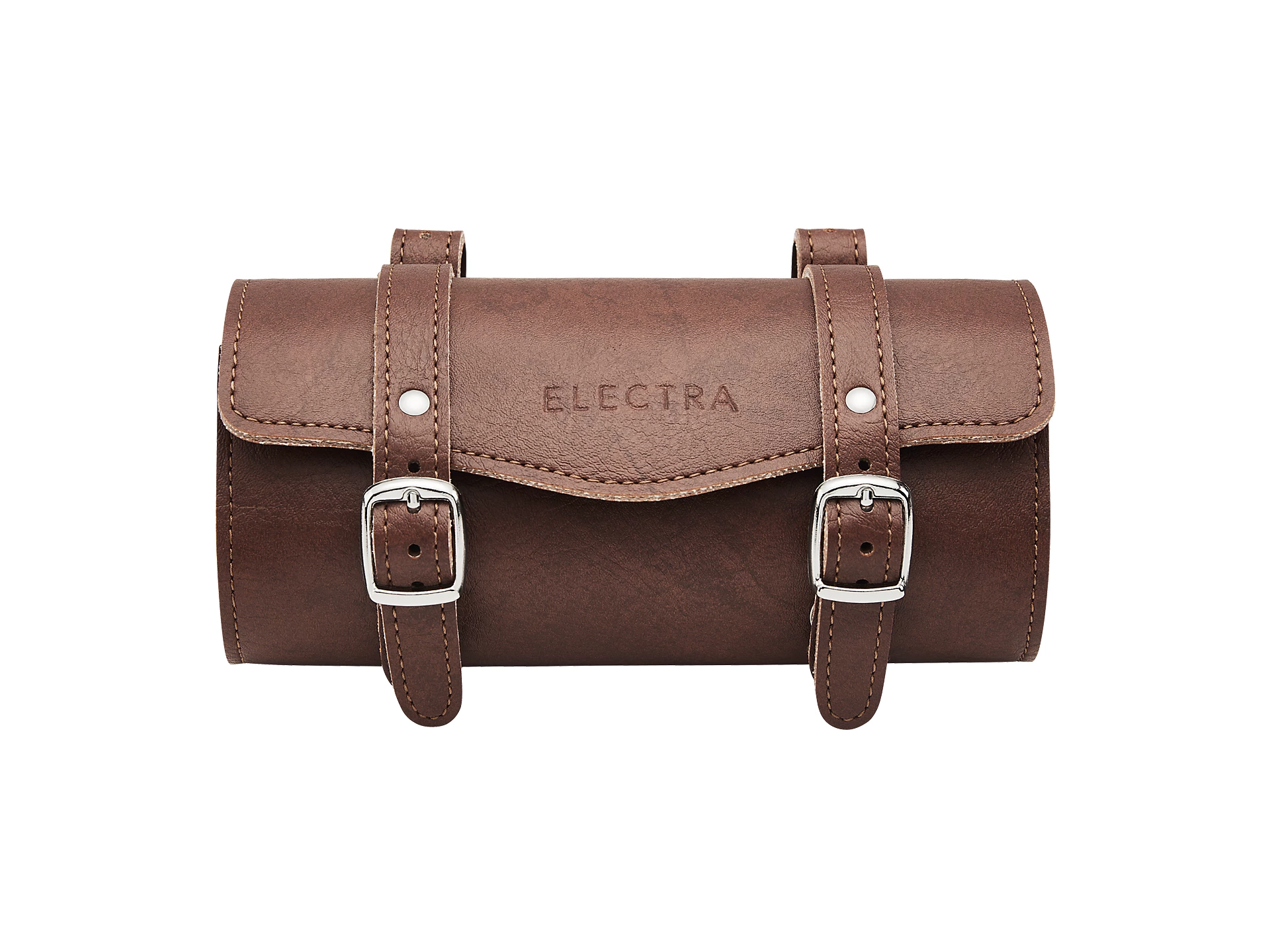 Electra Classic Faux Leather Tool Bag Brown 5 Electra Classic Faux Leather Tool Bag Brown – Bild 3