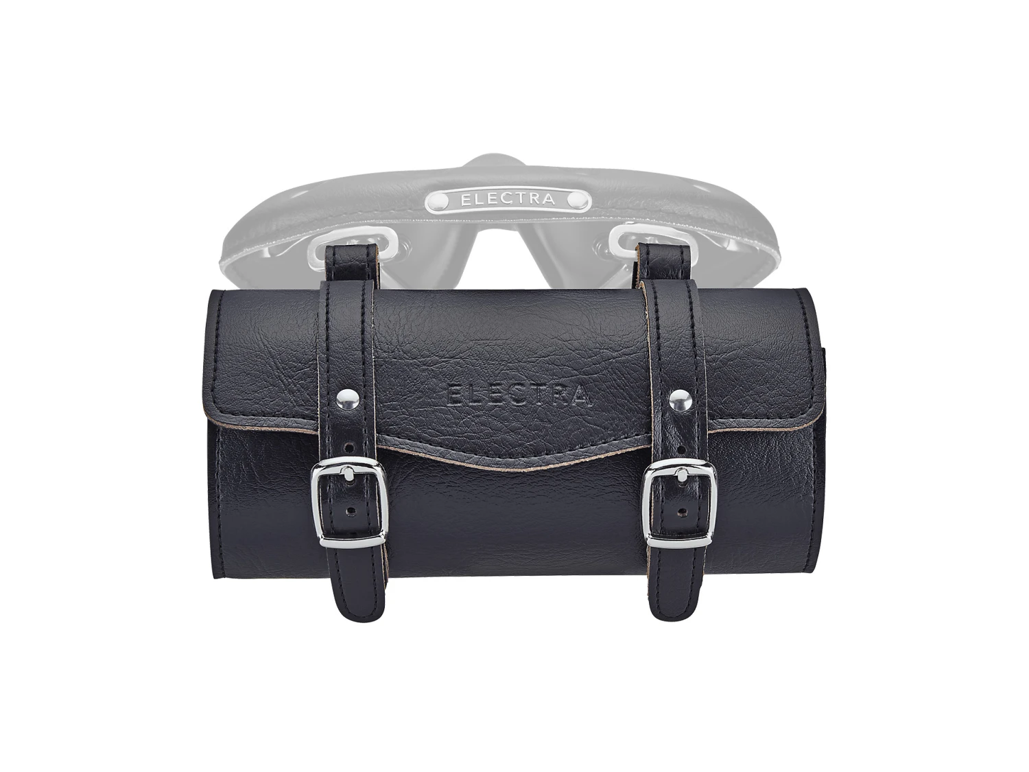 Electra Classic Faux Leather Tool Bag Black 5 Electra Classic Faux Leather Tool Bag Black – Bild 3